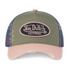 Casquette-Vondutch-Rose-Trucker-Snapback-effet-Usé-Patch-Brodé-USED-ref-VD-USED-03