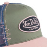 Casquette-Vondutch-Rose-Trucker-Snapback-effet-Usé-Patch-Brodé-USED-ref-VD-USED-03