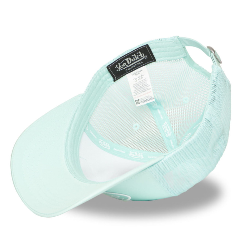Casquette-Vondutch-Turquoise-Trucker-Strapback-Boucle-LOFB-ref-VD-LOF-B44B