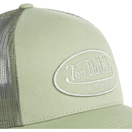 Casquette-Von-Dutch-Kaki-Trucker-Strapback-Boucle-LOF-ref-VD-LOF-B22