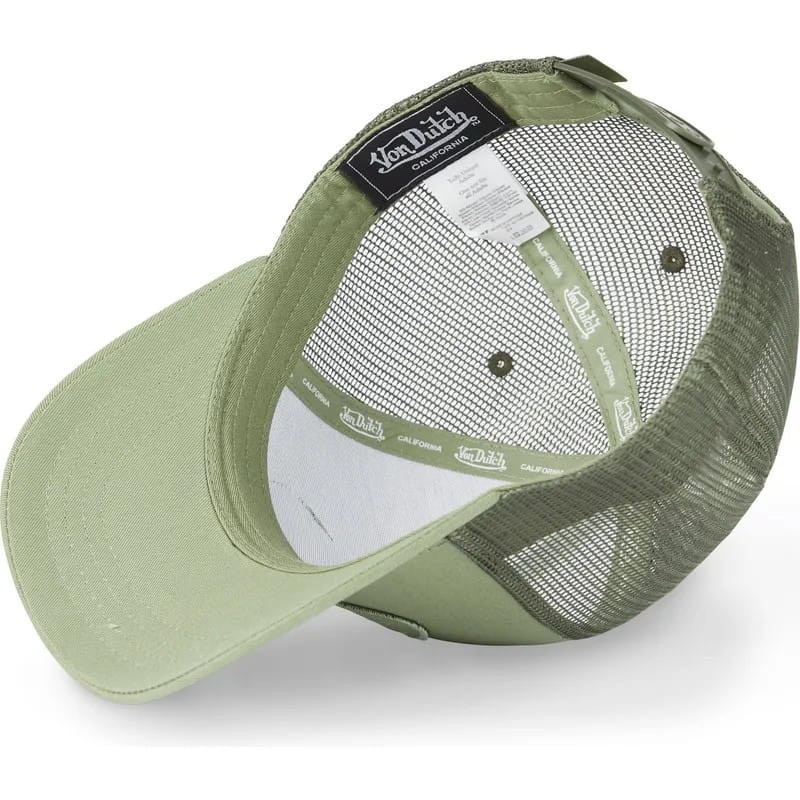 Casquette-Von-Dutch-Kaki-Trucker-Strapback-Boucle-LOF-ref-VD-LOF-B22