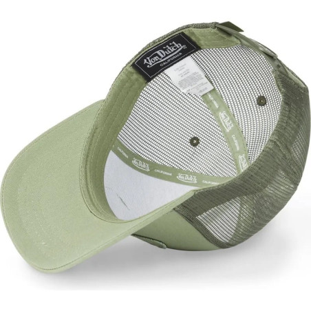 Casquette-Von-Dutch-Kaki-Trucker-Strapback-Boucle-LOF-ref-VD-LOF-B22