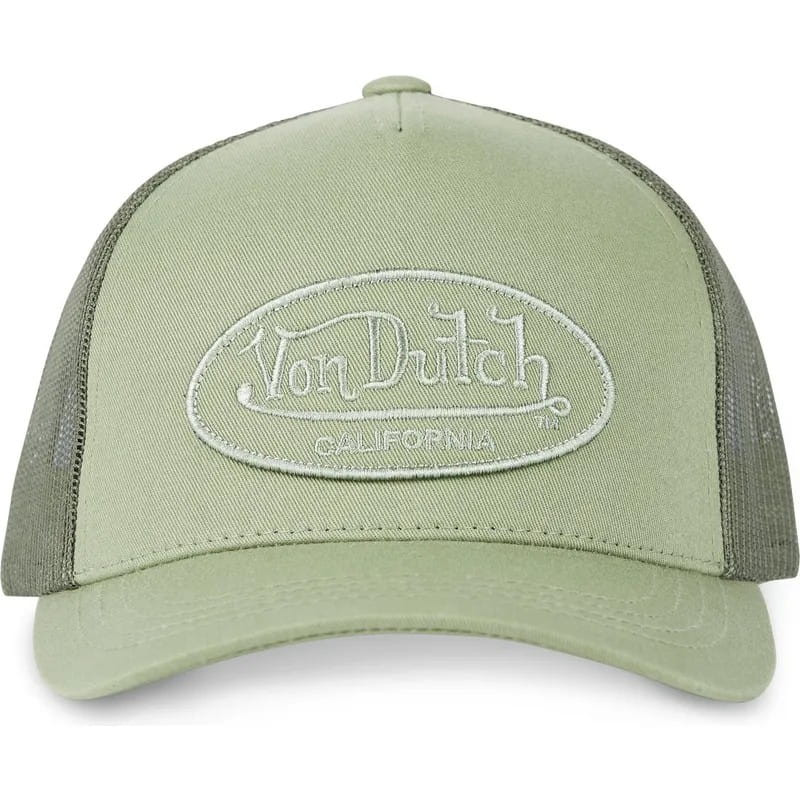 Casquette-Von-Dutch-Kaki-Trucker-Strapback-Boucle-LOF-ref-VD-LOF-B22