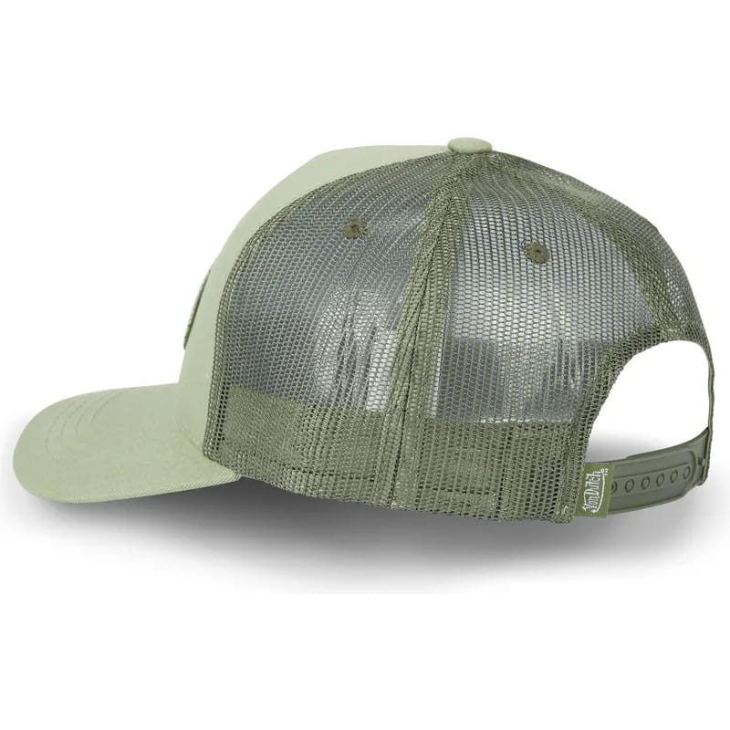 Casquette-Von-Dutch-Kaki-Trucker-Strapback-Boucle-LOF-ref-VD-LOF-B22