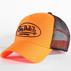 Casquette-Von-Dutch-Orange-fluo-Noir-Trucker-Snapback-FLUO-ref-VD-CB-FLU-O