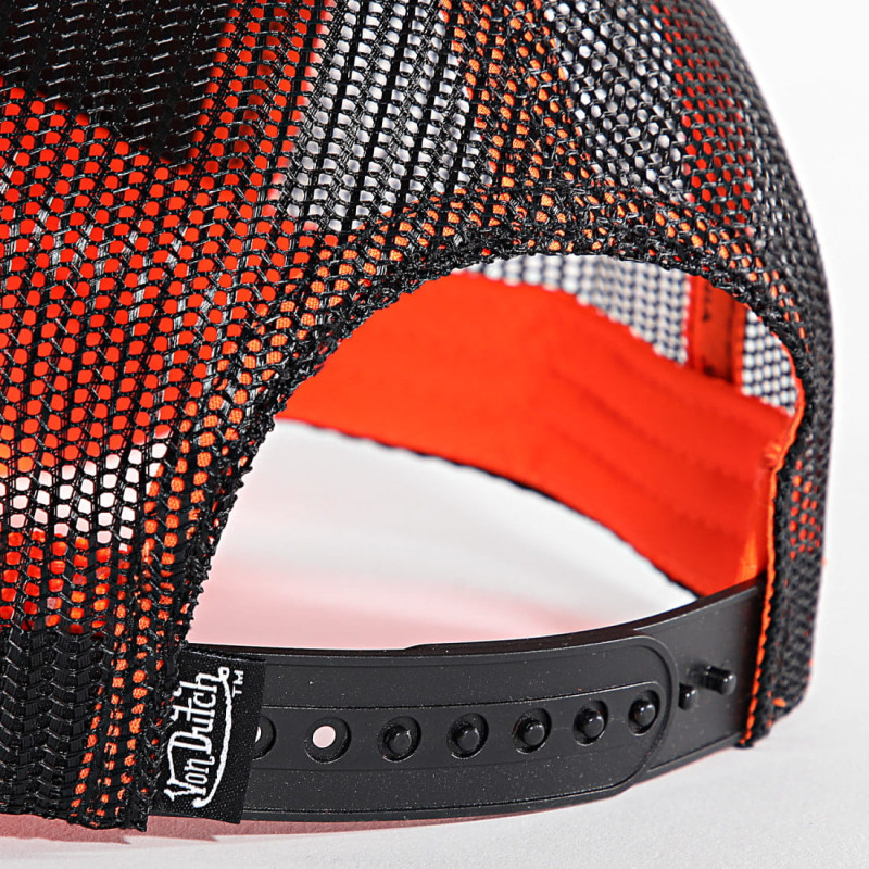 Casquette-Von-Dutch-Orange-fluo-Noir-Trucker-Snapback-FLUO-ref-VD-CB-FLU-O