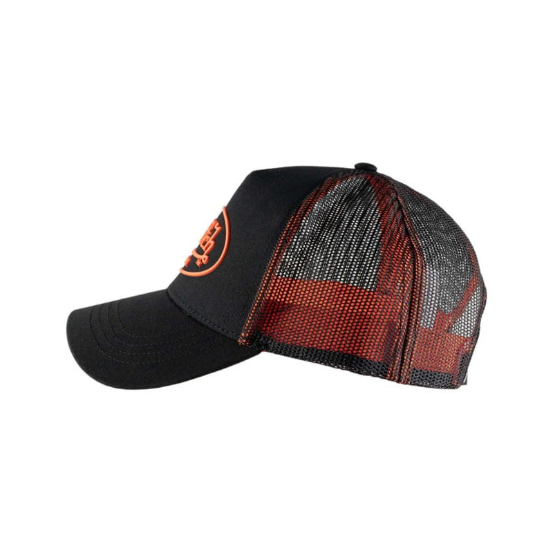 Casquette-Von-Dutch-Noir-Orange-fluo-Trucker-Snapback-DOM-ref-VD-DOM-0