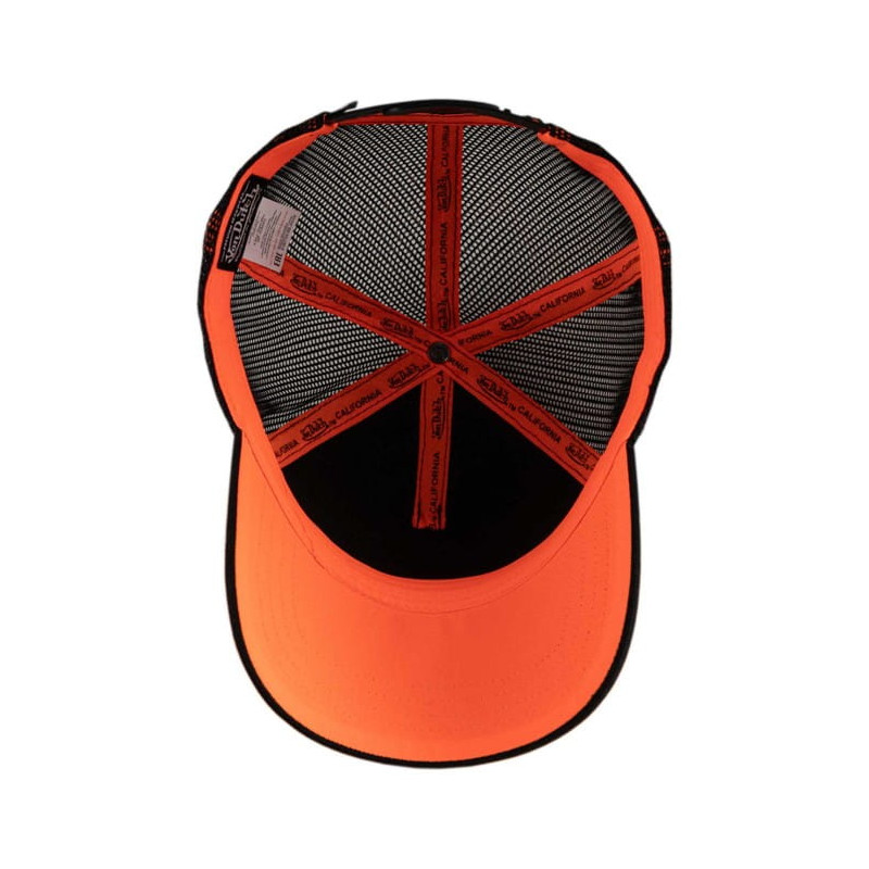 Casquette-Von-Dutch-Noir-Orange-fluo-Trucker-Snapback-DOM-ref-VD-DOM-0