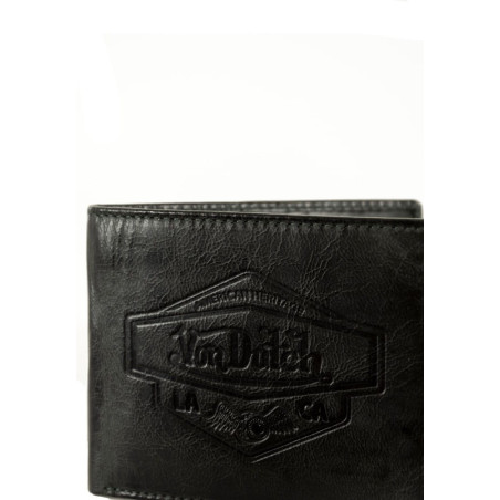 Porte-feuille-en-cuir-Von-Dutch-Diwane-Noir-ref-VD-DIWANE25