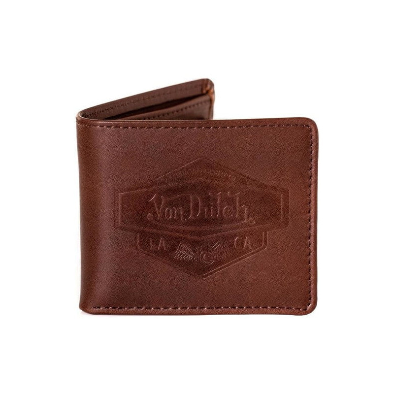 Porte-feuille-en-cuir-Von-Dutch-Diwane-Marron-ref-VD-DIWANE25