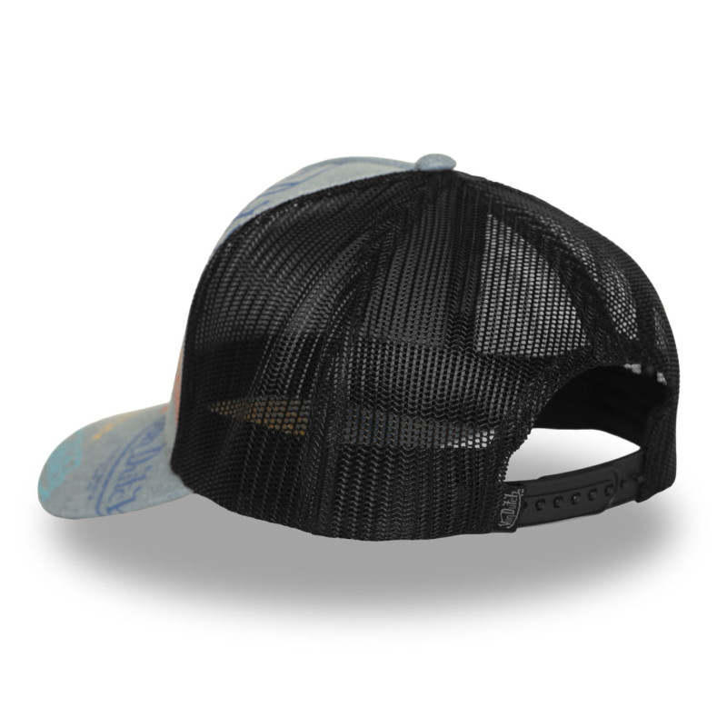 Casquette-Von-Dutch-Bleue-Trucker-Snapback-en-Denim-CAFE-ref-VD-CAFE09