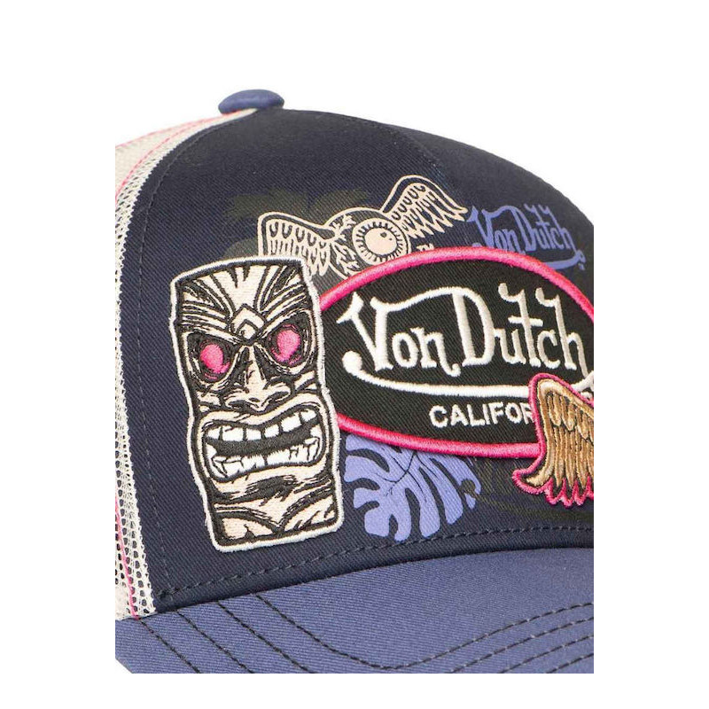Casquette-Von-Dutch-Bleue-Trucker-Snapback-PATCHES-ref-VD-PATCHES14