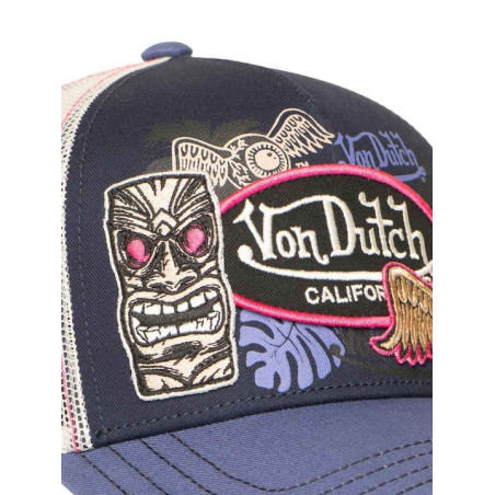 Casquette-Von-Dutch-Bleue-Trucker-Snapback-PATCHES-ref-VD-PATCHES14