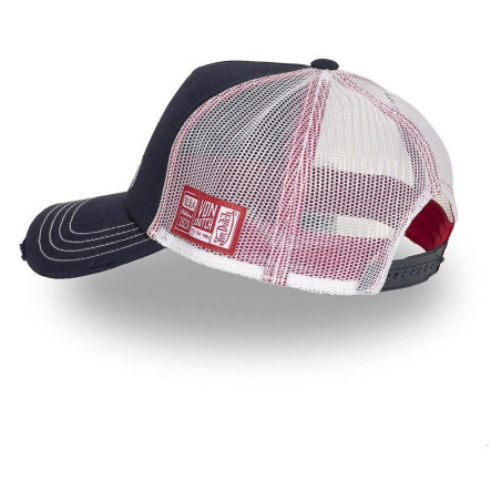 Casquette-Von-Dutch-Bleue-Marine-Trucker-Snapback-effet-Usé-CREW-ref-VD-CREW26