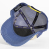 Casquette-Von-Dutch-Jaune-Trucker-Snapback-effet-Usé-USED-ref-VD-USED13
