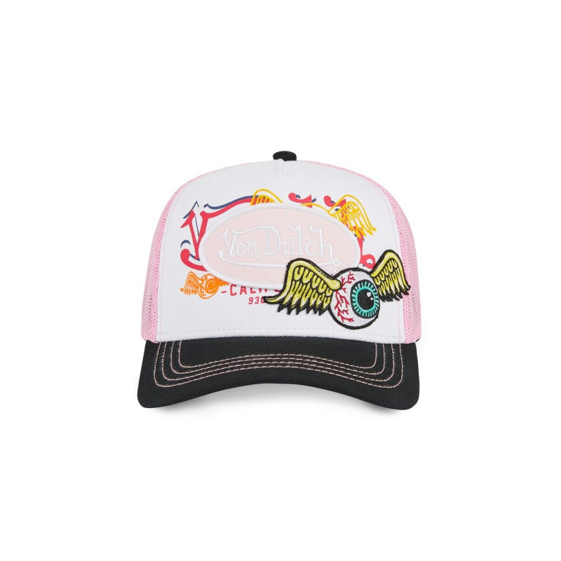 Casquette-Von-Dutch-Rose-Trucker-Snapback-FLYING-EYE-ref-VD-PAT-PIN