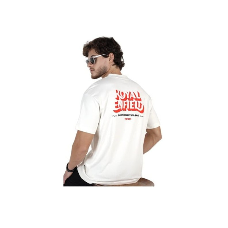 T-Shirt-Homme-Royal-Enfield-Knockout-Blanc-ref-RLATSO250058