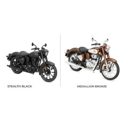 Duo-de-miniatures-Classic-350-Medaillon-Bronze-&-Stealth-Black-ref-RLCSMS260013