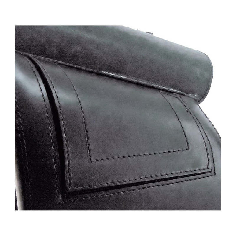 Sacoche-de-cadre-Longride-pour-XL-Sportster-Lisse-Noire-ref-986381