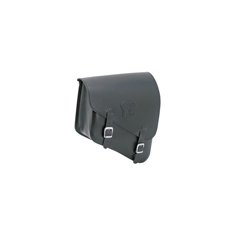 Sacoche-de-cadre-Texas-Leather-gauche-noire-pour-Sportster-ref-756970
