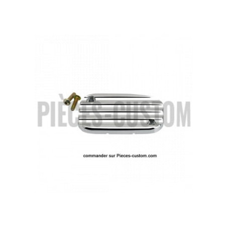 Cache-Maitre-cylindre-embrayage-Finned-Chrome-FLH-V-rod-de-2006-à-2017-ref-06101763