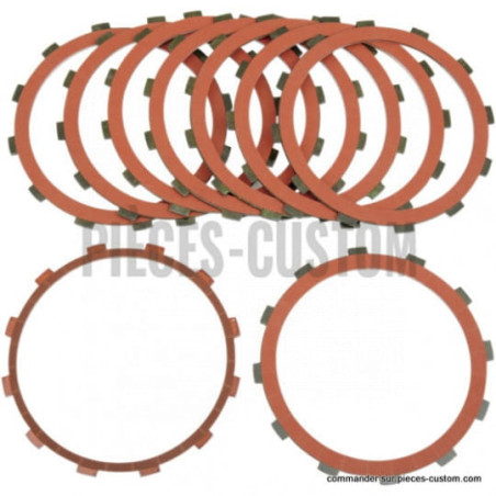 Kit-disques-garnis-Red-Eagle-pour-Twin-cam-de-1998-à-2017-ref-1310478