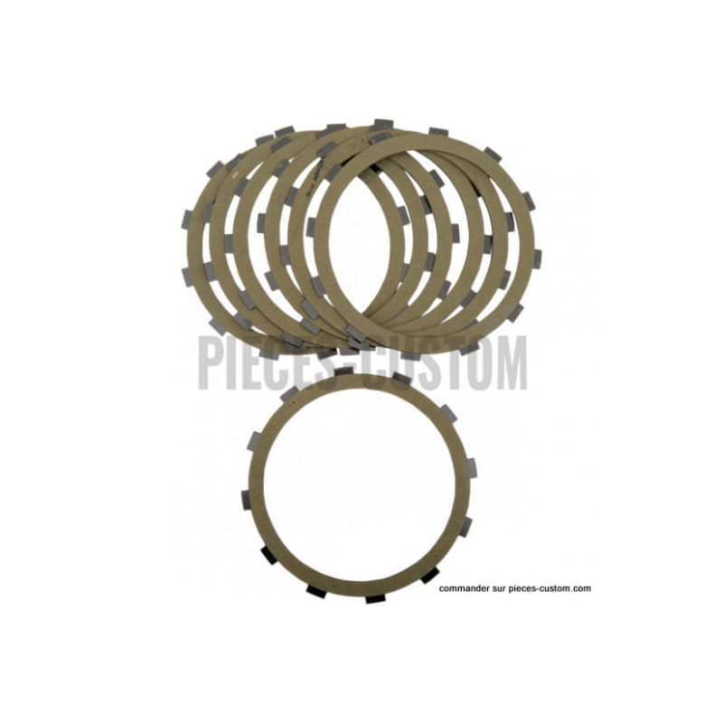 Kit-disques-garnis-Kevlar-pour-Sportster-de-1986-à-1990-ref-11310471
