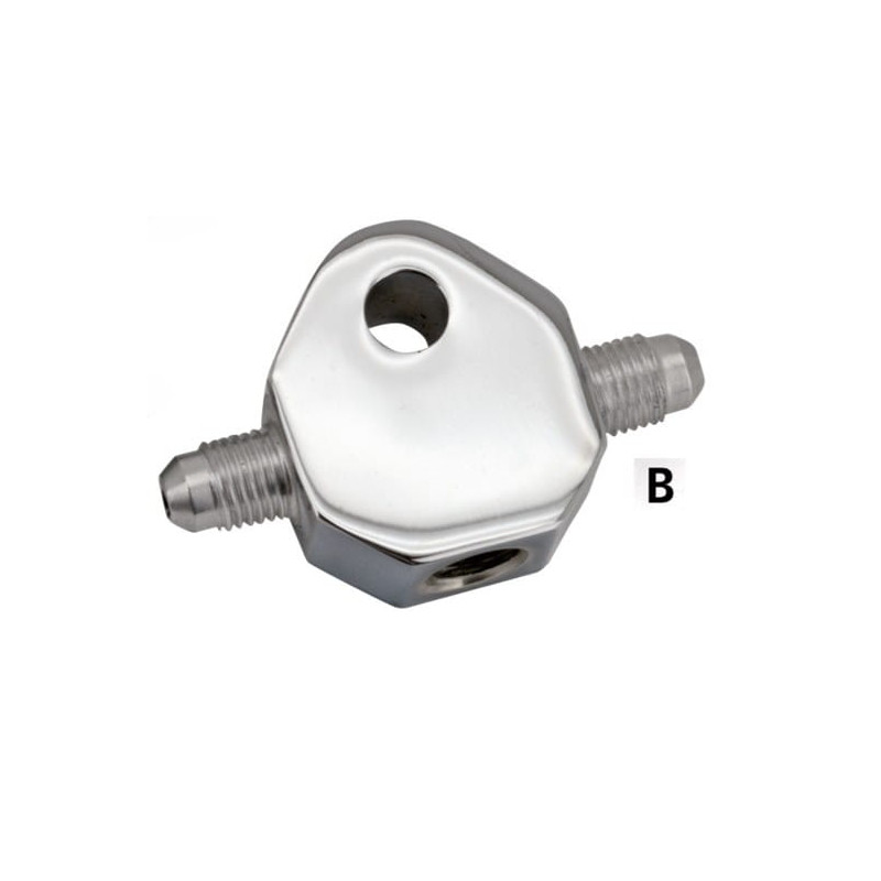 Tés-de-freinage-chromé-3-8-24-UNF-ref-304007