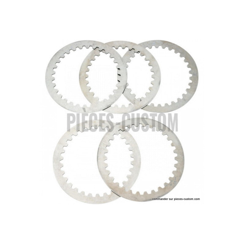 Kit-de-5-disques-Lisses-pour-Sportster-de-1986-à-1990-ref-11310479