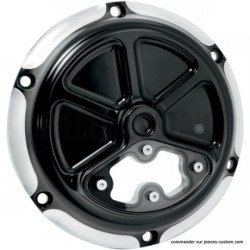 Trappe d'embrayage RSD Clarity Contrast Cut pour Sportster XL de 2004 à 2021