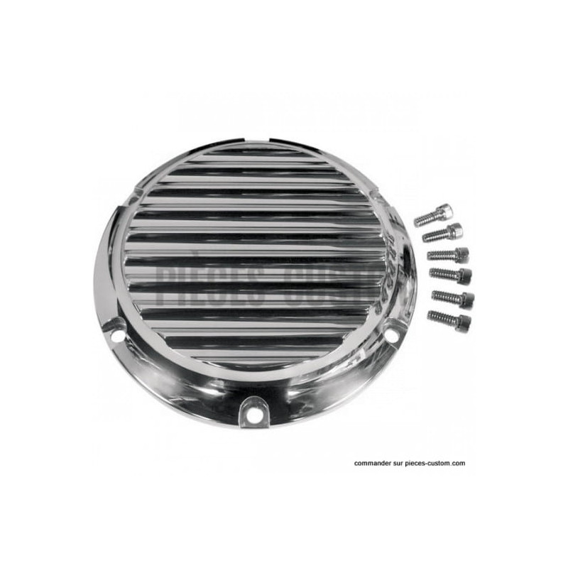 Trappe-d-embrayage-Joker-Machine-Chromé-à-aillette-pour-Sportster-XL-de-2004-à-2020-ref-11070168