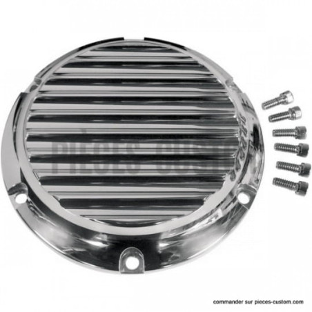 Trappe-d-embrayage-Joker-Machine-Chromé-à-aillette-pour-Sportster-XL-de-2004-à-2020-ref-11070168