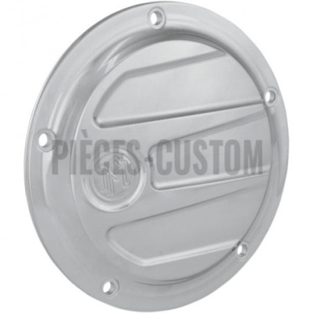Trappe-embrayage-Performance-Machine-Scallop-chrome-pour-Big-Twin-de-1999-à-2018-ref-11070313