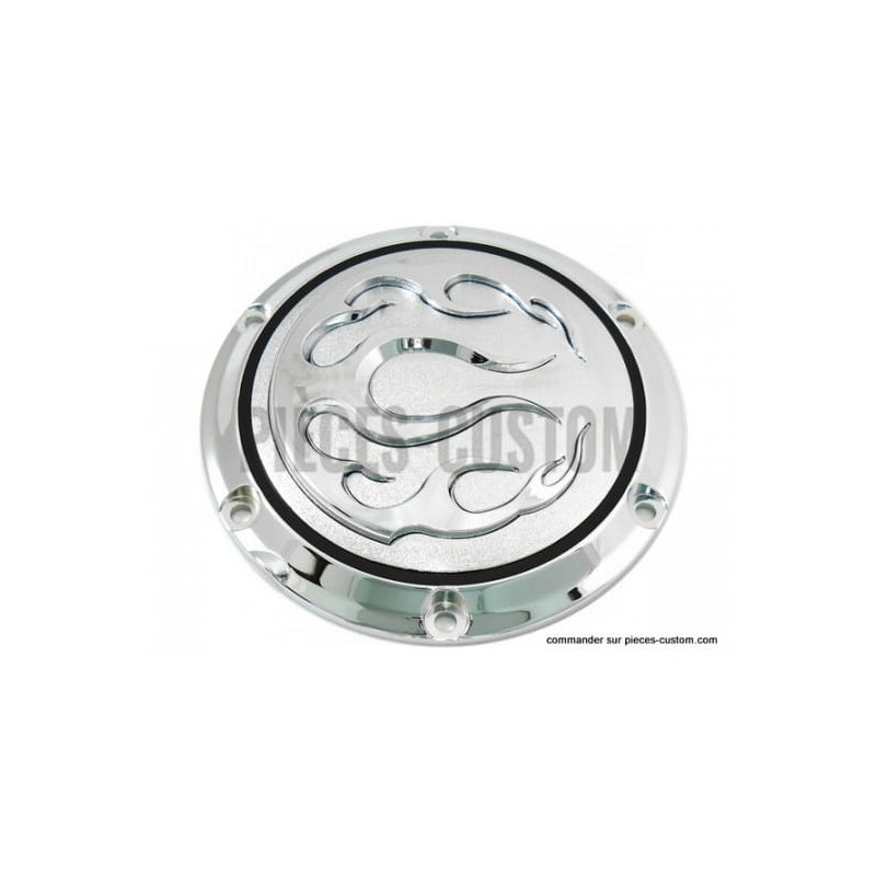 Trappe-d-embrayage-Flammée-pour-Sportster-de-2004-à-2020-ref-42-0468