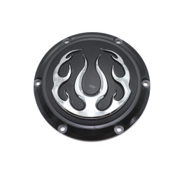 Trappe-d-embrayage-Flammée-noir-et-chrome-pour-Sportster-de-2004-à-2020-ref-42-0469