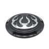 Trappe-d-embrayage-Flammée-noir-et-chrome-pour-Sportster-de-2004-à-2020-ref-42-0469