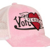 Casquette-trucker-rose-LOVE-P-Von-Dutch-ref-VD-LOVE-P