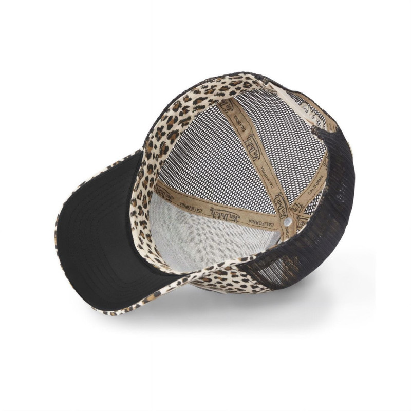 Casquette-Vondutch-Beige-Trucker-Snapback-LÉOPARD-ref-VD-LEO-BE