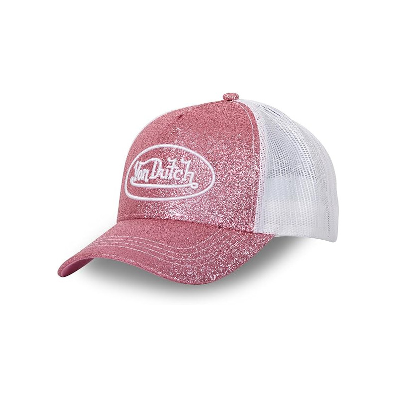 Casquette-Vondutch-Rose-Trucker-Snapback-GLITTER-ref-VD-GLITTER-P