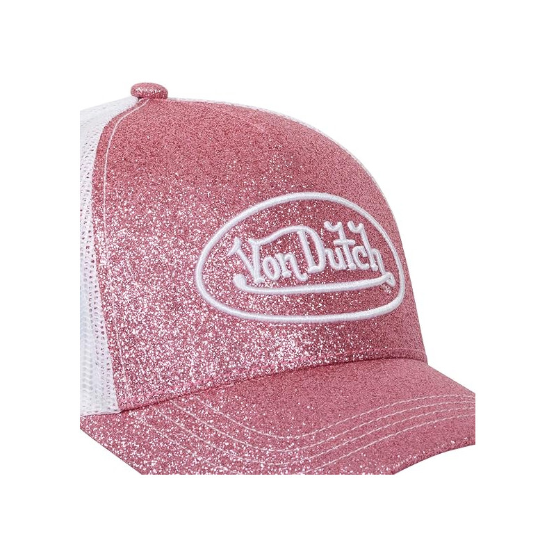 Casquette-Vondutch-Rose-Trucker-Snapback-GLITTER-ref-VD-GLITTER-P