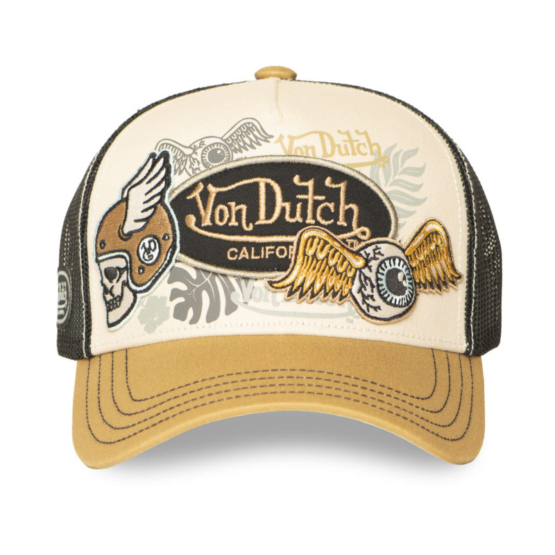 Casquette-Vondutch-Beige-Trucker-Snapback-PATCHES-REF-VD-PATCHES-15