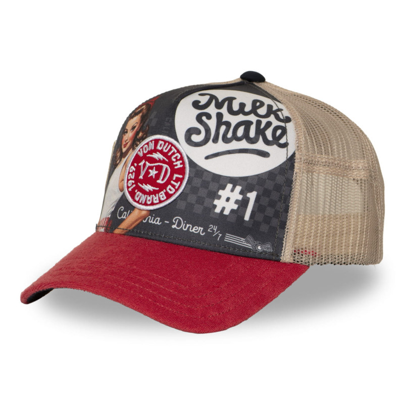 Casquette-trucker-filet-avec-print-et-patch-Subl-Pinup-Milk-VonDutch-ref-VD-SUBL-22