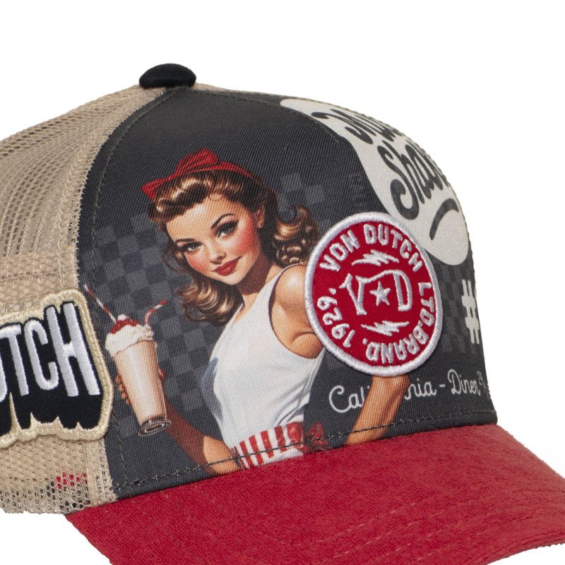 Casquette-trucker-filet-avec-print-et-patch-Subl-Pinup-Milk-VonDutch-ref-VD-SUBL-22