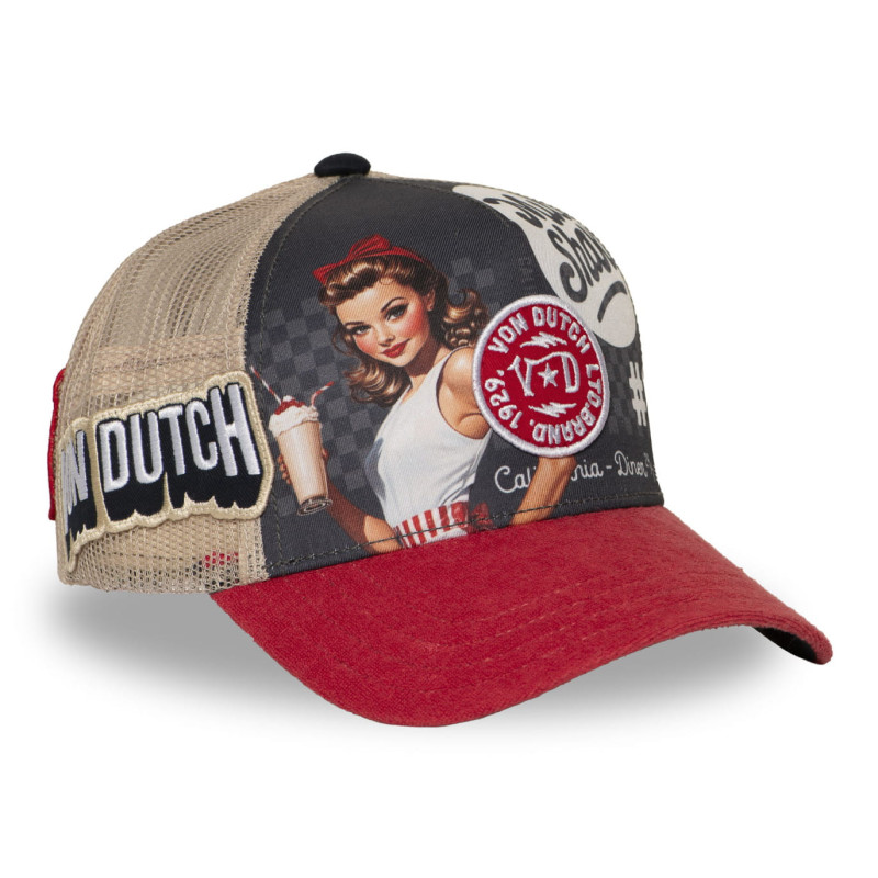 Casquette-trucker-filet-avec-print-et-patch-Subl-Pinup-Milk-VonDutch-ref-VD-SUBL-22
