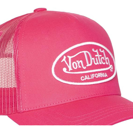 Casquette-LOFB-Trucker-snapback-Fuchsia-Von-Dutch-ref-VD/B46B