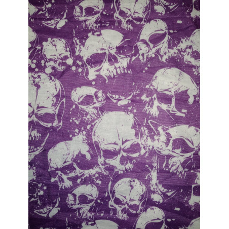 Tour-de-cou-violet-avec-tête-de-mort-ref-TDC6
