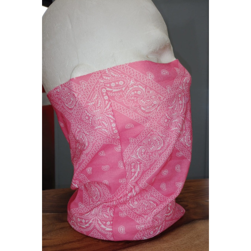 Tour-de-cou-tube-rose-bandana-ref-TDC7