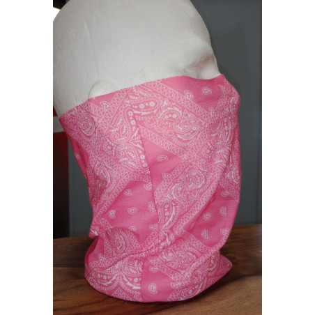 Tour-de-cou-tube-rose-bandana-ref-TDC7