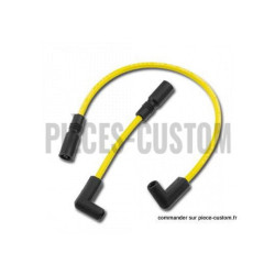 Câbles-de-bougie-Accel-8-mm-Jaune-pour-Softail-de-2000-à-2017-ref-668070