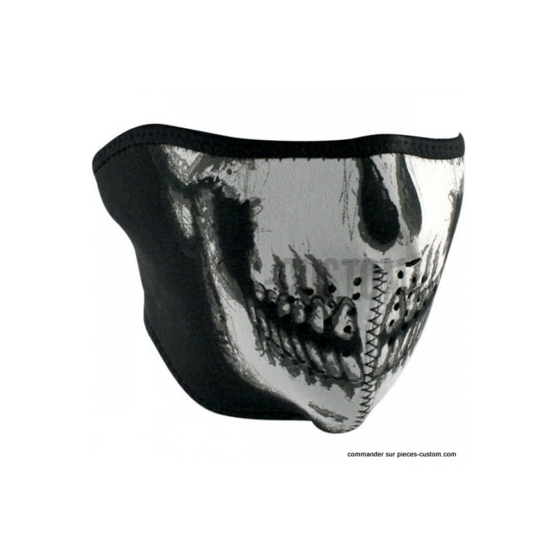 Masque-néoprène-Tête-de-mort-noir-ref-25030060